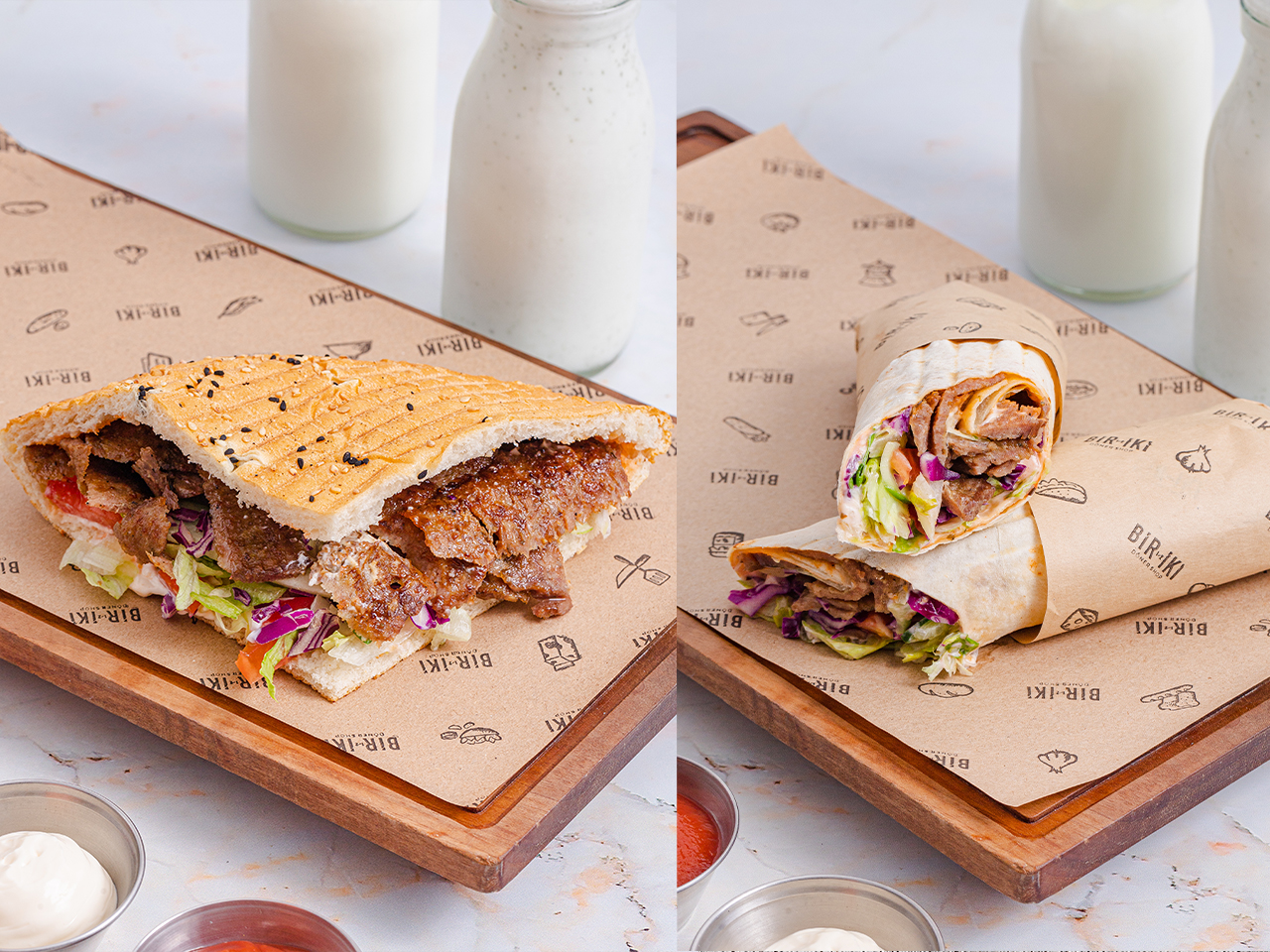 BİR-İKİ Alman DÖNƏRİ (Ət)